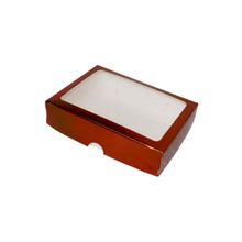 Caixa com Visor S27 (15cmx20cmx6cm) - Marsala - 10 unidades - ASSK - Magazine 25