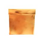 Caixa Cubo Para Presente Metalizada com Textura Dourado 15x15x15cm   - 10 unidades - ASSK - Magazine 25