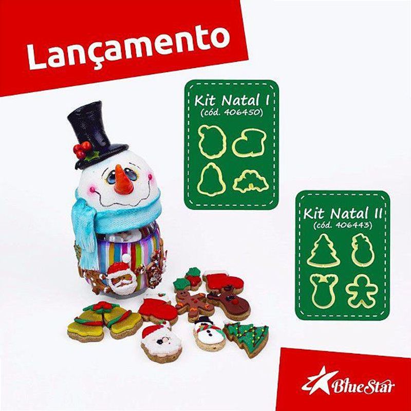 Cortador Natal II com 4 peças BlueStar