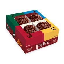 Caixa 4 Bombons Quadrado com Visor - Harry Potter - 1 unidade - Festcolor - Magazine 25