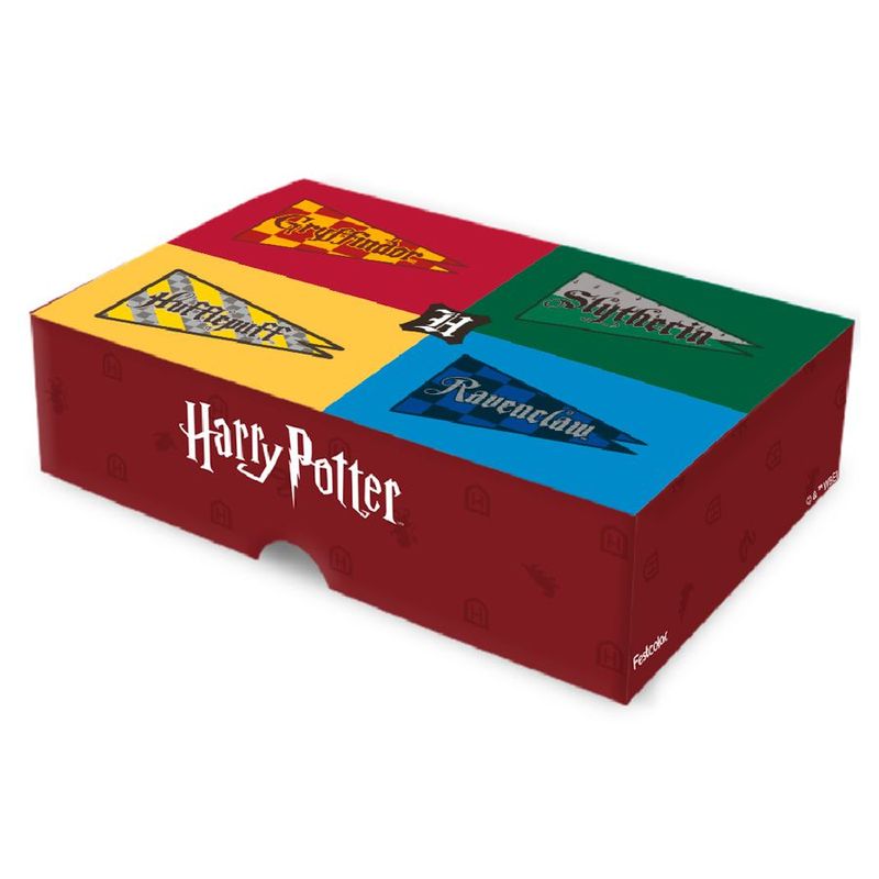 Caixa 6 Doces Retangular com Visor - Harry Potter - 1 unidade - Festcolor - Magazine 25