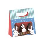 Mini Caixa Plus com Visor Coelho Luke 13x5,5x13cm - 10 unidades - Cromus - Magazine 25
