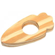 Porta Guardanapo de Madeira - Cenoura - 10cm - 1 unidade - Magazine 25