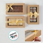 Laço Perfeito de Fita de Cetim com Adesivo - Marrom - G 7x21,5cm - 3 unidades - Cromus - Magazine 25