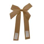 Laço Perfeito de Fita de Cetim com Adesivo - Capuccino - G 7x21,5cm - 3 unidades - Cromus - Magazine 25