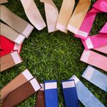 Laço Perfeito de Fita de Cetim com Adesivo - Rosa Chá - G 7x21,5cm - 3 unidades - Cromus - Magazine 25