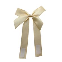 Laço Perfeito de Fita de Cetim com Adesivo - Marfim - G 7x21,5cm - 3 unidades - Cromus - Magazine 25