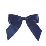 Laço Perfeito de Fita de Cetim com Lacre Prático - Azul Intenso - P 7,5x12,5cm - 3 unidades - Cromus - Magazine 25