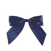 Laço Perfeito de Fita de Cetim com Lacre Prático - Azul Intenso - P 7,5x12,5cm - 3 unidades - Cromus - Magazine 25