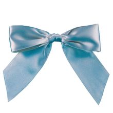 Laço Perfeito de Fita de Cetim com Lacre Prático - Azul Mar - G 11x13cm - 3 unidades - Cromus - Magazine 25