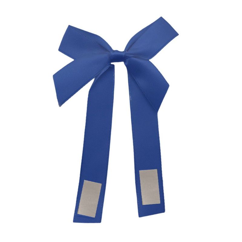 Laço Perfeito de Fita de Cetim com Adesivo - Azul Intenso - G 7x21,5cm - 3 unidades - Cromus - Magazine 25