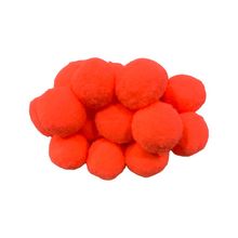 Pompom Decorativo Laranja - 1,5cm - 25 unidades - Magazine 25