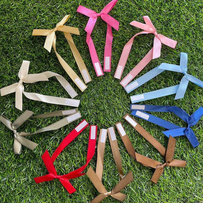 Laço Perfeito de Fita de Cetim com Adesivo - Azul Intenso - P 5x20,5cm - 3 unidades - Cromus - Magazine 25