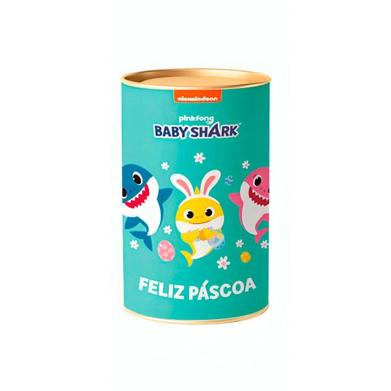 Lata para Lembrancinhas Páscoa Baby Shark - 22x13cm - 1 unidade - Cromus - Magazine 25