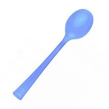 Colher Resistente para Ovo de Colher Azul Tiffany - 13cm - 50 unidades - BlueStar - Magazine 25