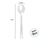 Colher Resistente para Ovo de Colher Azul Tiffany - 13cm - 50 unidades - BlueStar - Magazine 25