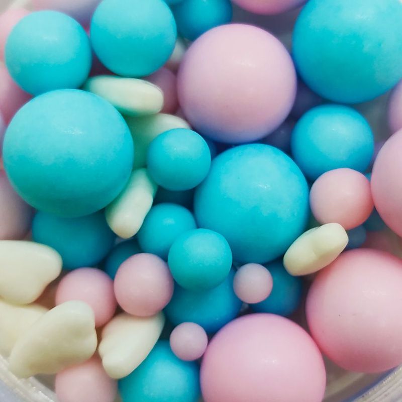 Confeito Decorativo - Fairy Sprinkles - Azul/Rosa/Branco - 1 unidade - Magazine 25