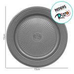 Prato Descártavel BioDegradável 15cm - Azul Candy - 10 unidades - Magazine 25