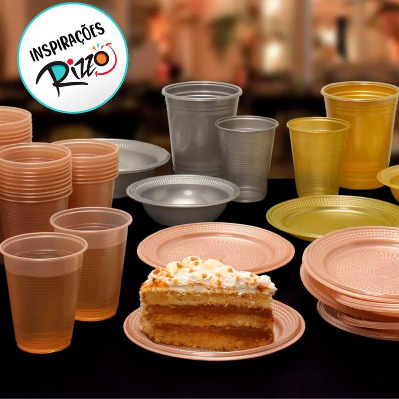 Prato Descártavel BioDegradável 15cm - Lilas Candy  - 10 unidades - Magazine 25