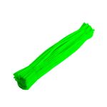 Haste de Chenille 30cm - Verde Bandeira - 100 unidades - Magazine 25