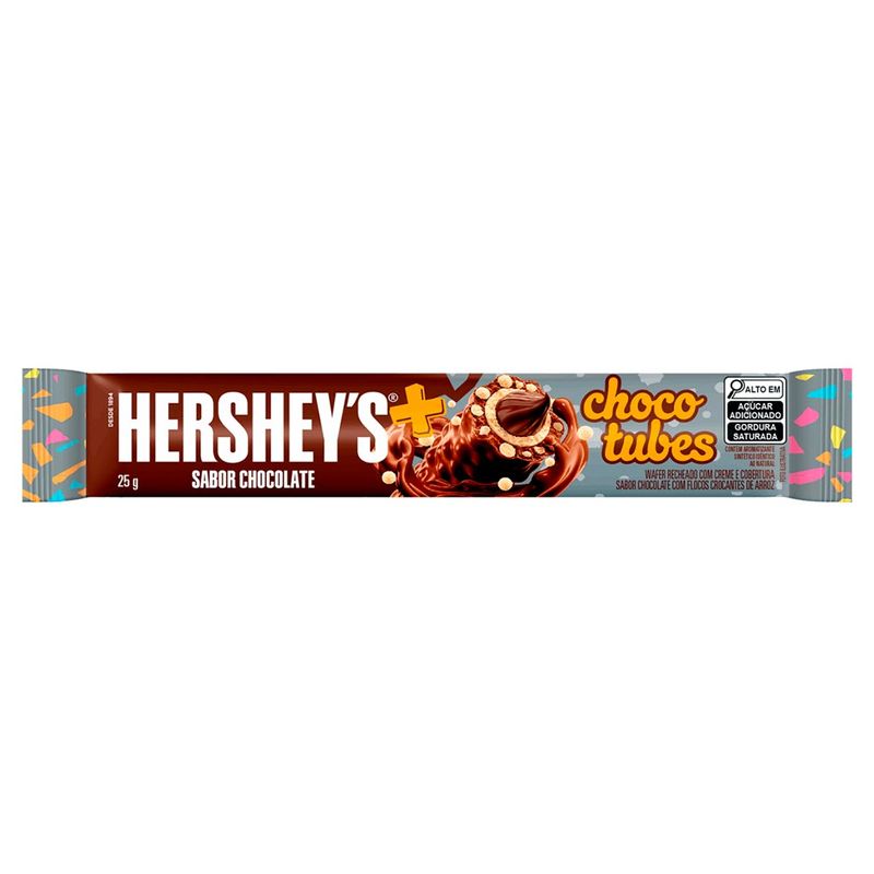 Chocotubes Chocolate Ao Leite 25g c/15 - Hersheys