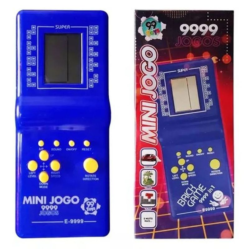 Lembrancinha Infantil - Mini Game Portátil 9999 Jogos - 1 Un