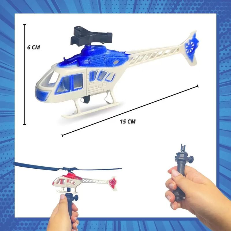 Lembrancinha Infantil - Helicóptero de Brinquedo - 1 Un
