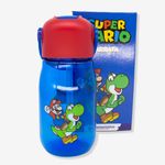 Garrafa Flip Infantil Super Mario