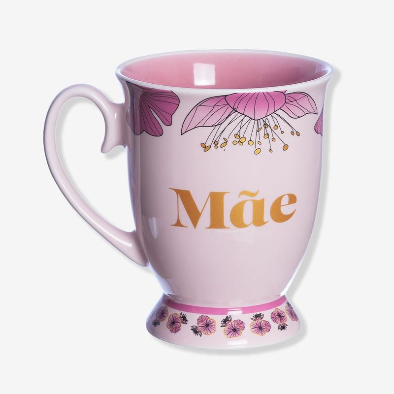 Caneca Royal Mãe Floral - Zonacriativa