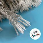 Cortina de Led Luz Branca com Fio Branco - 3x2,8mt - 1 unidade - Magazine 25
