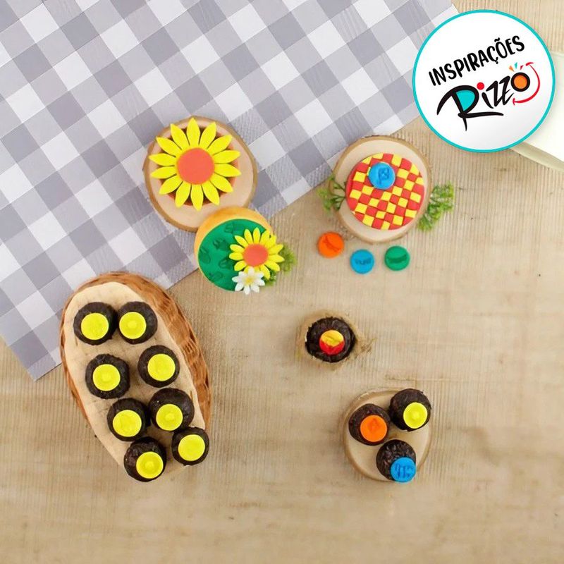 Kit Carimbos - Junino - 2cm - 1 unidade - BlueStar - Magazine 25