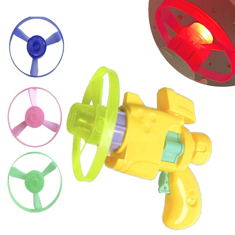 Lembrancinha Infantil - Pistola Lança Disco Com Luz - 1 Un