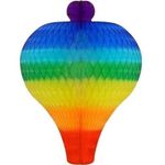 Enfeite Balão Carrapeta em Papel para Festa Junina 39cm - 1 Un