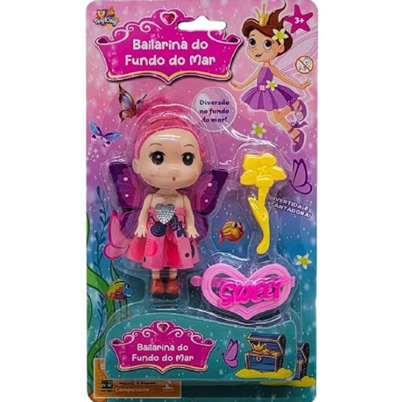 Lembrancinha Infantil - Boneca Fadinha Com Acessórios - 1 Un