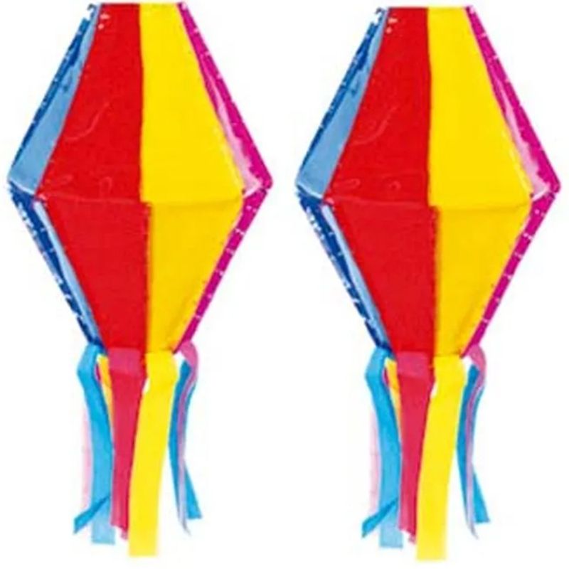 Enfeite Balão em Plástico para Festa Junina 28cm - 1 Un