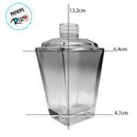 Frasco para Perfumaria de Vidro Berlim - Preto Fosco - 260ml - 1 unidade - Magazine 25
