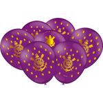 Balão - Corinthians Roxo e Dourado - 25 unidades - Festcolor - Magazine 25