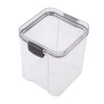 Pote de Plástico Hermetico - Trava Fácil - 600ml - 10,2x9,4 cm  - 1 unidade - Clink - Magazine 25