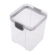 Pote de Plástico Hermetico - Trava Fácil - 600ml - 10,2x9,4 cm  - 1 unidade - Clink - Magazine 25