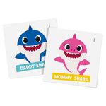 Transfer para Camiseta Mommy e Daddy Baby Shark - 2 UnidadeS - Cromus - Magazine 25