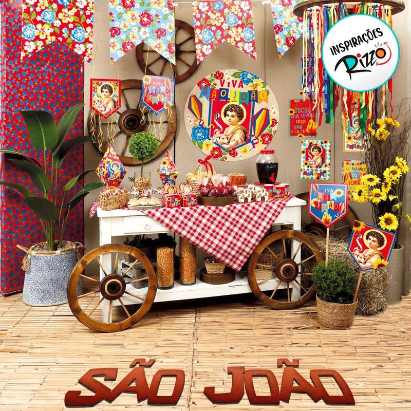 Copo de Papel - Festa Junina São João - 240ml - 8 unidades - Cromus - Magazine 25