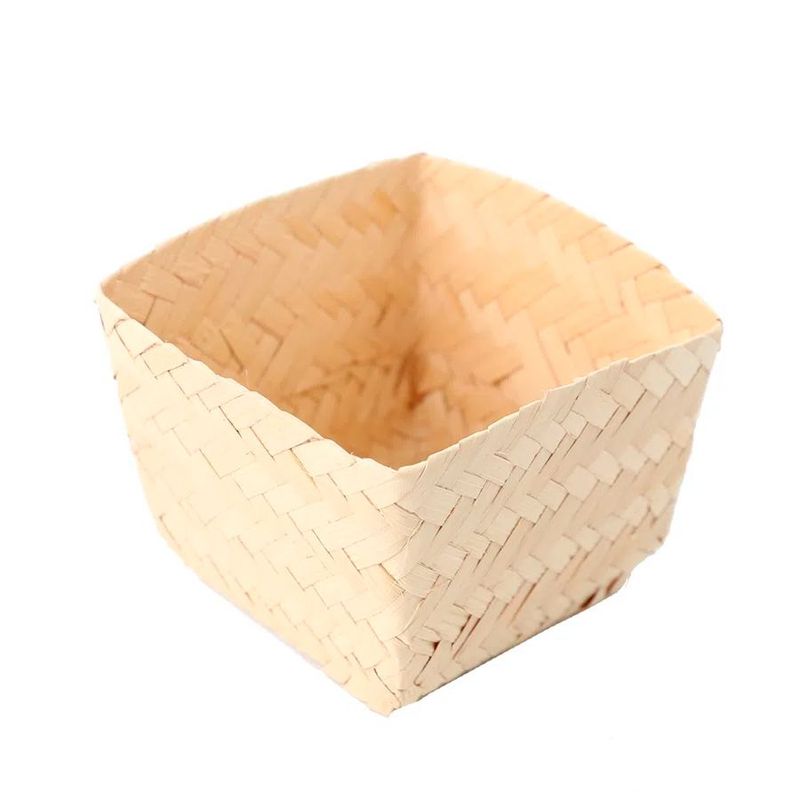 Cachepot de Palha 12x12x10cm - 1 unidade - Cromus - Magazine 25