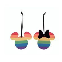 Enfeite para Pendurar - Mickey e Minnie Orelhas LGBT - 2 unidades - Cromus - Magazine 25