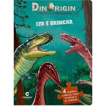 Livro Para Ler e Brincar - Dinorigin: A Origem dos Dinossauros - 1 unidade - Culturama - Magazine 25