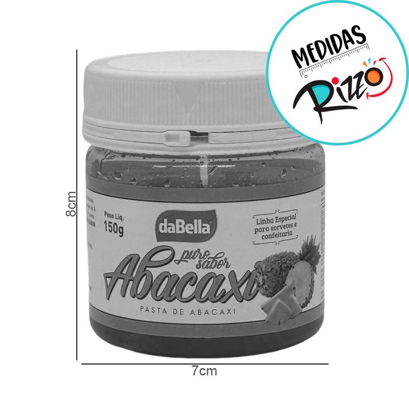Pasta Saborizante Abacaxi - 150g - 1 unidade - daBella - Magazine 25