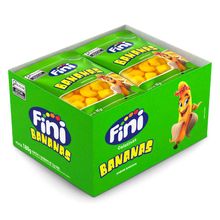 Bananas de Gelatina - 180g - 12 unidades - Fini - Magazine 25