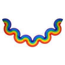 Guirlanda Margarida de Papel - Arco Iris - 300 cm - 1 unidade - GiroToy - Magazine 25