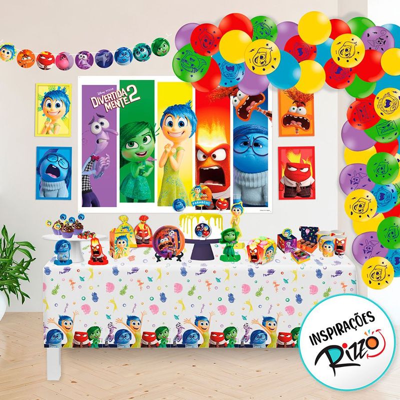Caixa 6 Bombons Retangular com Visor - Divertidamente 2 - 1 unidade - FestColor - Magazine 25