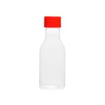 Garrafinha de Plástico 50ml com Tampa Vermelha - 10 unidades - Magazine 25