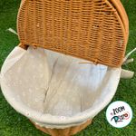 Cesta de Pic Nic 2 aberturas - 17,5x40,5x26cm - 1 unidade - Magazine 25